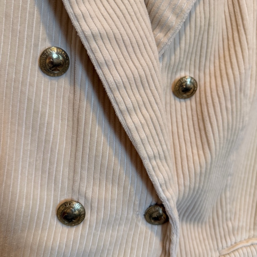 Rowing Blazers x Target Cream Corduroy Double-Breasted Blazer & Trousers | 2X